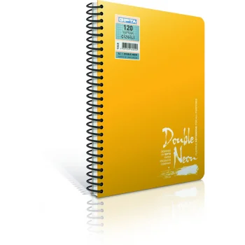 Gıpta Double A4 Neon Spiralli Pp Kapak Defter 100 Yaprak Çizgili 2170