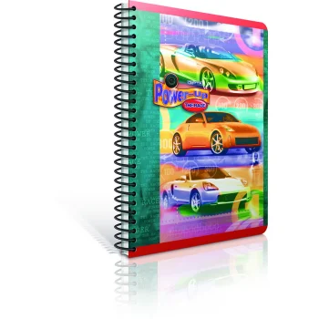 Gıpta Eko A4 Ofset Spiralli Pp Kapak 120 Yaprak Kareli 1321