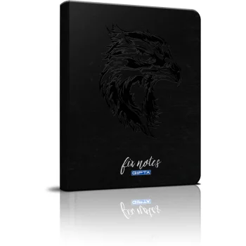 Gıpta Fix Notes 13x21 Sert Kapak Defter 120 Yaprak Çizgili 2808