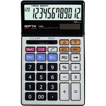 Gıpta Hesap Makinesi 12 Hane  F3040