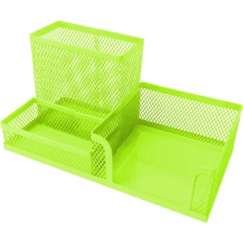 Gıpta Metal Masa Seti 3 Göz Organızer Yeşil F0076