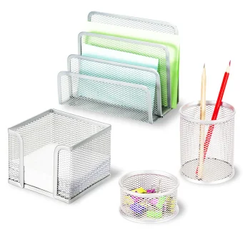 Gıpta Metal Masa Seti 4 Prç Gümüş F0021