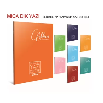 Gıpta Mica A4 Tel Dikişli Pp Kapak 40 Yaprak Rehber Çizgili 3338