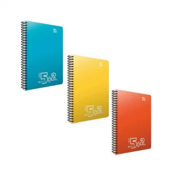 Gıpta Notes A4 Spiralli Seperatörlü Pp Kapak Defter 180 Yaprak 5+2 5036