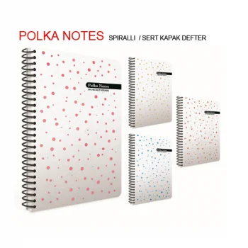 Gıpta Polk Notes 17x24 Spiralli Sert Kapak Defter 120 Yaprak Kareli 5567