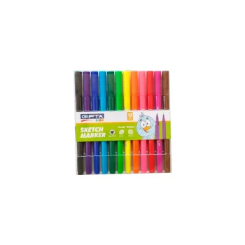 Gıpta Sketch Marker Fırça Uç+fineliner 12rnk K4251