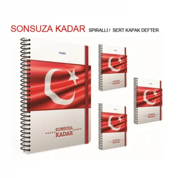 Gıpta Sonsuza Kadar 19x26 Sert Kapak Defter 120 Yaprak Kareli 6505