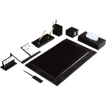 Gıpta Sümen Takımı Scrıpt 9 Parça Kahve 7104