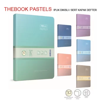 Gıpta Thebook Pastels 17x24 Dikişlisert Kapak Defter 120 Yaprak Kareli 3310