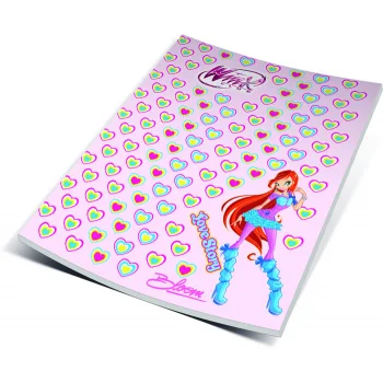 Gıpta Winx A4 Pp Kapak Defter 60 Yaprak Kareli 3163