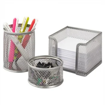 Globox Metal Ofis Seti Kalemlik Gri 3lü No: 6154