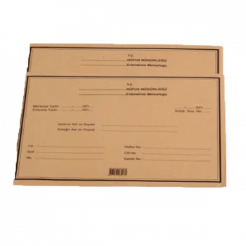 Gülpaş Evlenme Dosyası Takım Şamua Zarf 027