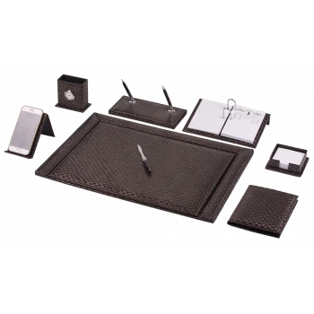 Gülpaş Sümen Takımı Örgü 10 Parça Lüks Deri 238