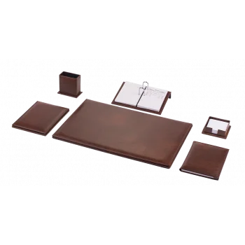 Gülpaş Sümen Takımı Suni Deri 6 Parça Klasik Kahve 288