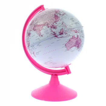 Gürbüz 43202 Işıksız Pembe Siyasi Küre 20 Cm