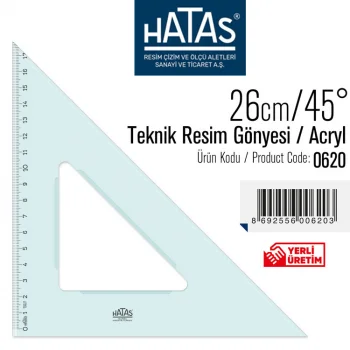 Hatas Gönye 26/45 Teknik Resim 0620