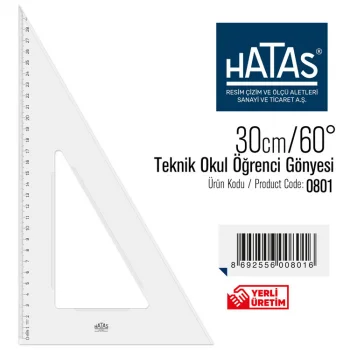 Hatas Gönye Teknik Okul Öğrenci Tipi 0801