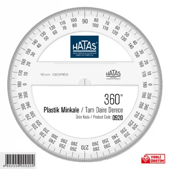 Hatas Minkale Plastik Tam Daire 360 Derece 0920