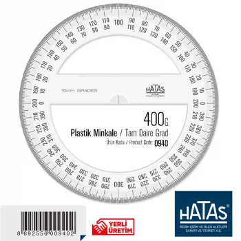 Hatas Minkale Tam Daire Grad Plastik 15 Cm 0940