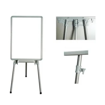 İnter Pano 50*70 Laminant Yüzey Teleskopik Ayaklı Yazı Tahtası Beyaz İnt-627