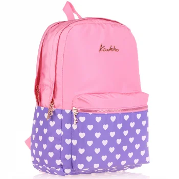 Kaukko Soft Floral Sırt Çantası Rose K1491