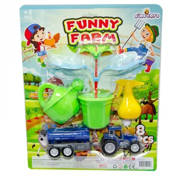 King Toys Eng Kartela Traktörlü Çiftçi Seti 1115 Oyck