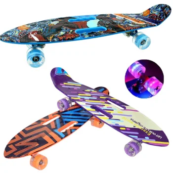 Kzl-2201127 Kaykay Işıklı Silikon Teker Oyck