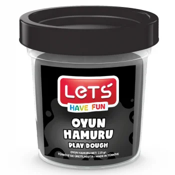 Lets L-8440-10 Oyun Hamuru Siyah 115 Gr
