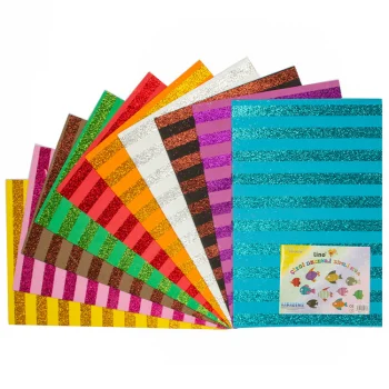 Lino Eva 20*30 Cm Simli Çizgi Desenli 10 Renk 2 Mm 2801j-1