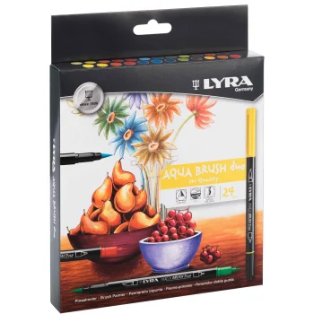 Lyra L-6521240 Lyra Aqua Brush Duo Askılı Paket 24lü