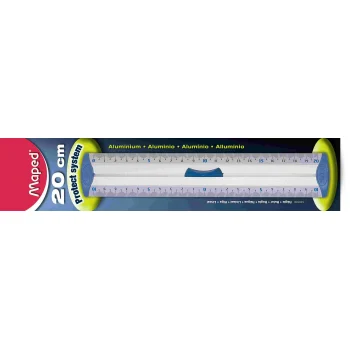 Maped 120120 20 Cm. Alüm.çift Desimetre Cetvel Bls