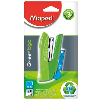 Maped 353210 Greenlogıc Pocket Zımba Makinası No: 10 + 400 Tel