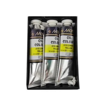 Maries Lemon Yellow E1384-21 (215)  50ml Yağli Boya Mrmar0029