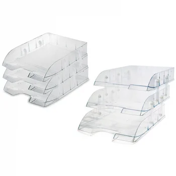 Mas Evrak Rafı 0829 3lü Katlı Mafsallı Set