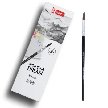 Mikro Fırça Sulu Boya No: 12 Mf-1045-12  Shnk