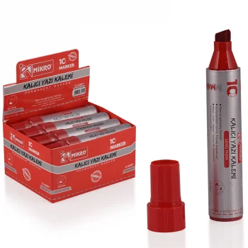 Mikro St. 6010 10gr Jumbo Marker Kalem Kirmizi 6010k Shnk