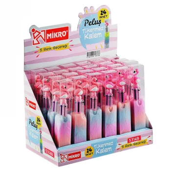 Mikro Tükenmez Kalem 5314b Pelüş 6 Renk Shnk