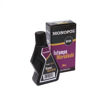 Monopol Istampa Mürekkebi 30 Cc.siyah No:1120