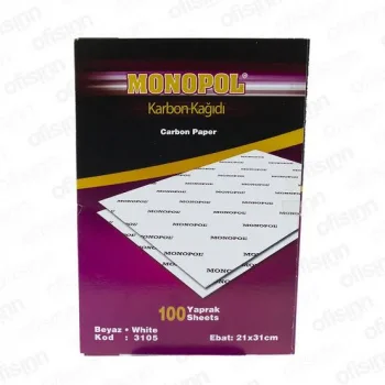 Monopol Karbon Kağıtı Beyaz 3105