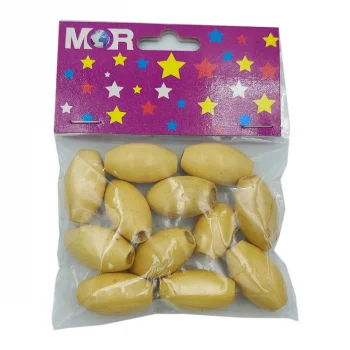 Mor 595305 Ahşap Boncuk Büyük Boy