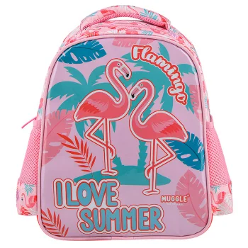Muggle Anaokulu Çantası Mu-7235 Flamingo Rose Shnk