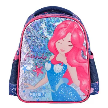 Muggle Marmaid Lacivert Anaokul Çanta Mu3663 Shnk