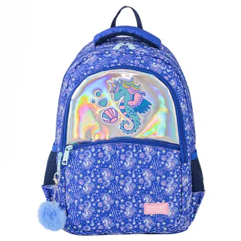 Muggle Mu-8997 Sea Hourse Lacivert Anaokul Çantası Mu8997