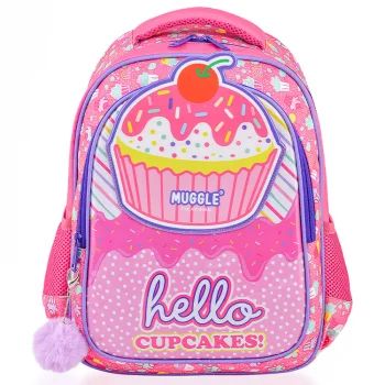 Muggle Okul Çantası Mu-7051 Cup Cake Pembe Shnk