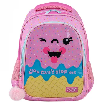 Muggle Okul Çantası Mu-8652 Pink İce Cream Pembe Shnk
