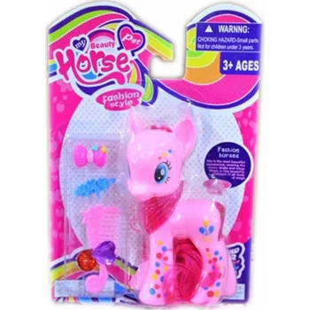 Kzl-858 Kartela Aksesurlı Pony At *144