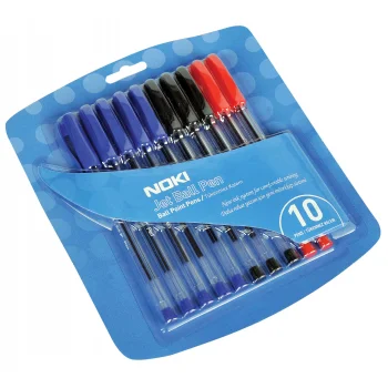 Noki Jbp-10 Jet Ball Pen 10lu Blisterli Şeffaf