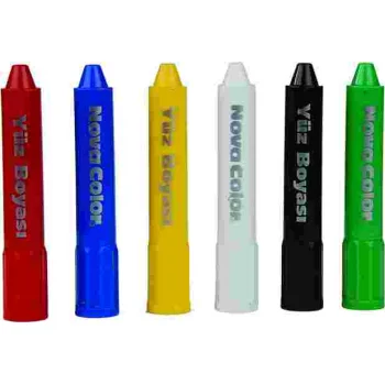 Nova Color Nc-210 Yüz Boyası 6lı (ruj Tipi)