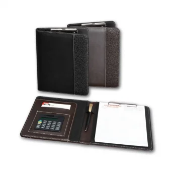 Önder Newyork A5 Çanta Hesap Makineli Lüx Suni Deri Sekreterlik Siyah 8007-3