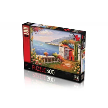 Onur 11377 Puzzle 500 Garden Sea Jın Park